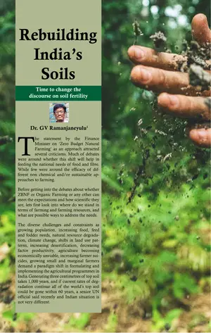 Cover of Rebuilding India's Soils: Time to change discourse on soil fertility