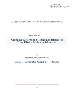 Cover of Cropping Patterns and Recommendations for Crop Diversification in Telangana